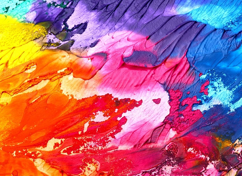 Colorful Recycled Art